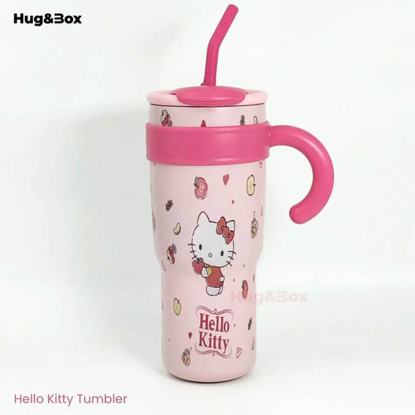 Dual Sip Tumbler Sipper | Hello Kitty | Mickey Mouse | Cinnamoroll - Hug&Box