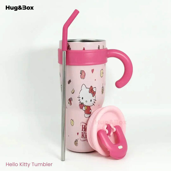 Dual Sip Tumbler Sipper | Hello Kitty | Mickey Mouse | Cinnamoroll - Hug&Box