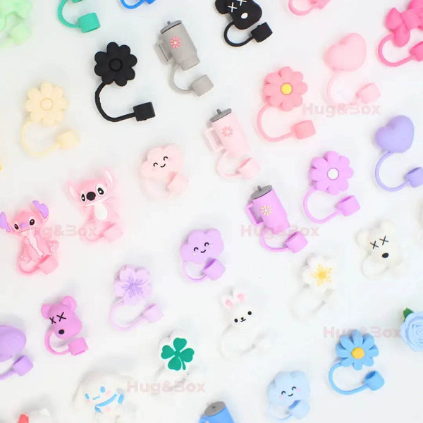 Cute Straw Toppers – Sip in Style - Hug&Box