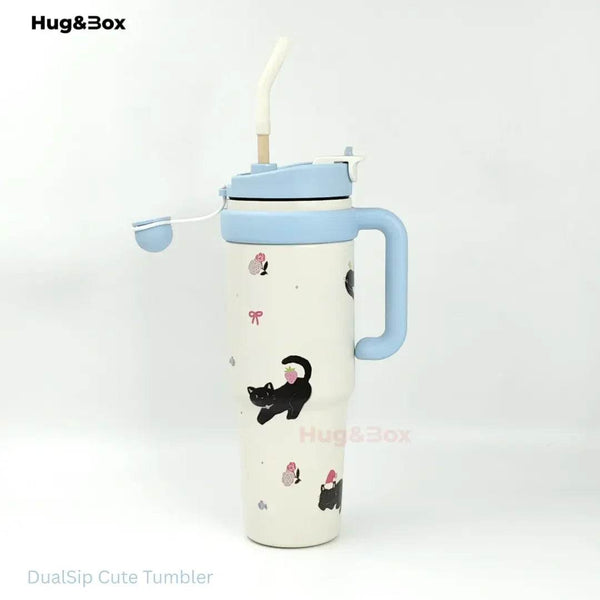 DualSip Cute Tumbler - Hug&Box