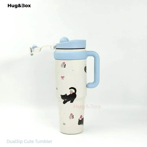 DualSip Cute Tumbler - Hug&Box