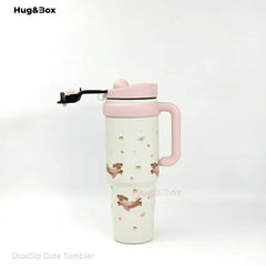 DualSip Cute Tumbler - Hug&Box