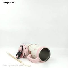 DualSip Cute Tumbler - Hug&Box