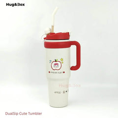 DualSip Cute Tumbler - Hug&Box