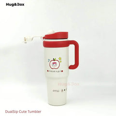 DualSip Cute Tumbler - Hug&Box