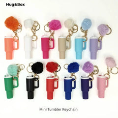 Mini Tumbler Keychains – Sip-Sized Cuteness - Hug&Box