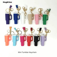 Mini Tumbler Keychains – Sip-Sized Cuteness - Hug&Box