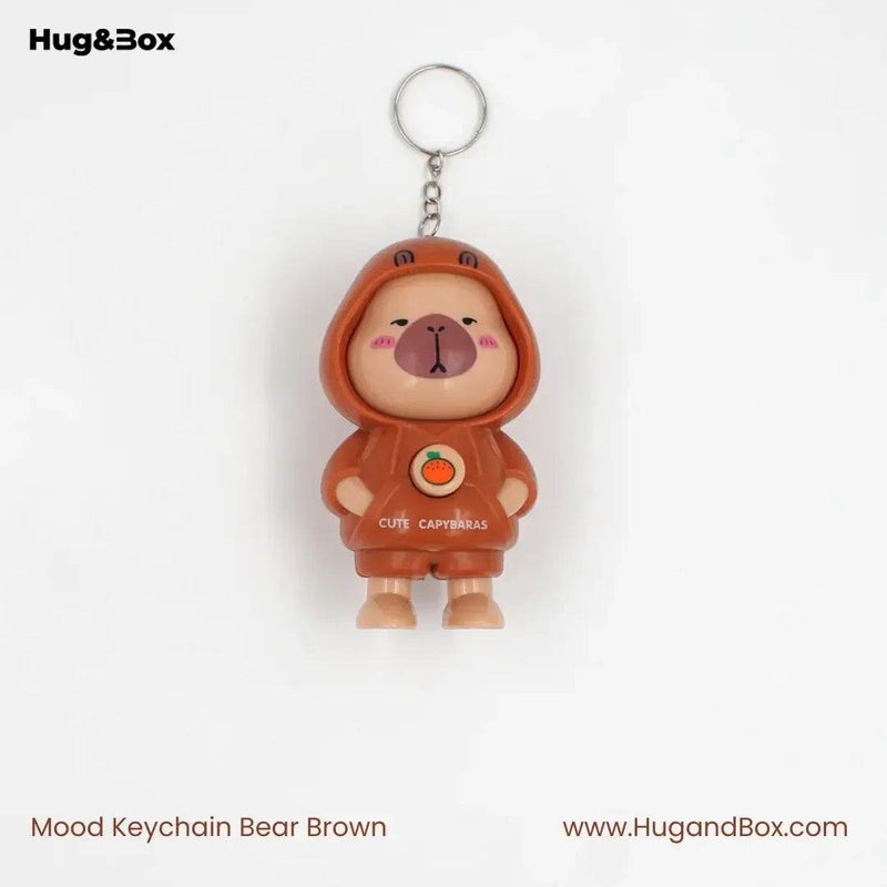Mood Face Changing Keychain – Triple Expression - Hug&Box