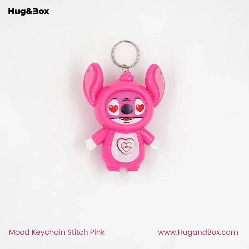 Mood Face Changing Keychain – Triple Expression - Hug&Box