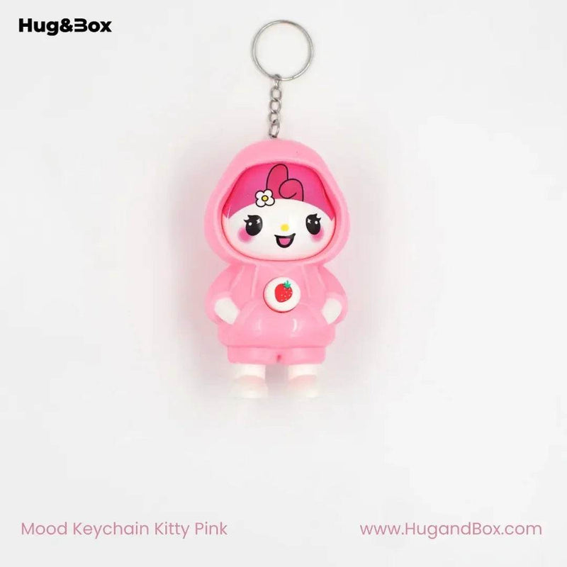 Mood Face Changing Keychain – Triple Expression - Hug&Box