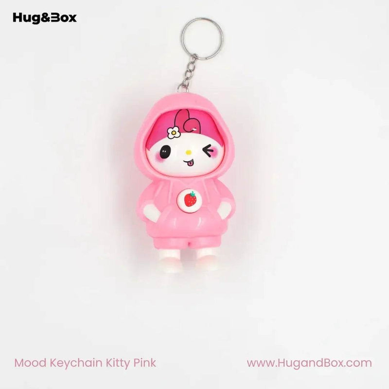 Mood Face Changing Keychain – Triple Expression - Hug&Box