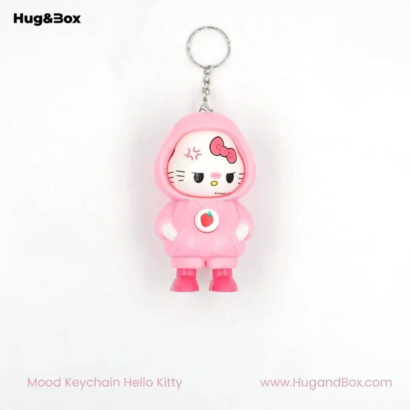 Mood Face Changing Keychain – Triple Expression - Hug&Box
