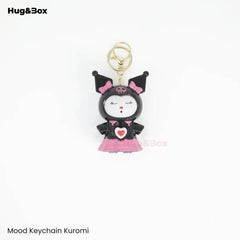 Mood Face Changing Keychain – Triple Expression - Hug&Box