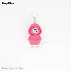 Mood Face Changing Keychain – Triple Expression - Hug&Box