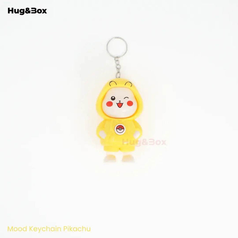 Mood Face Changing Keychain – Triple Expression - Hug&Box