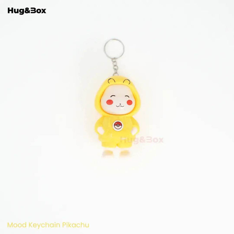Mood Face Changing Keychain – Triple Expression - Hug&Box