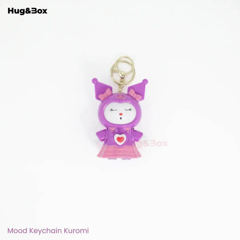 Mood Face Changing Keychain – Triple Expression - Hug&Box