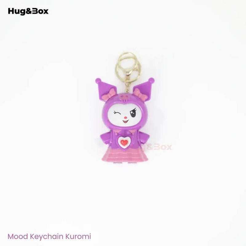 Mood Face Changing Keychain – Triple Expression - Hug&Box