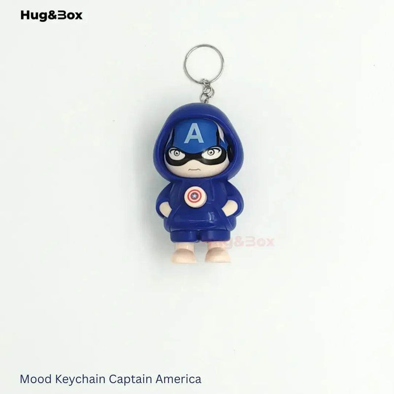 Mood Face Changing Keychain – Triple Expression - Hug&Box