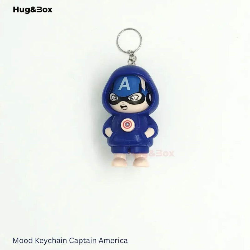 Mood Face Changing Keychain – Triple Expression - Hug&Box