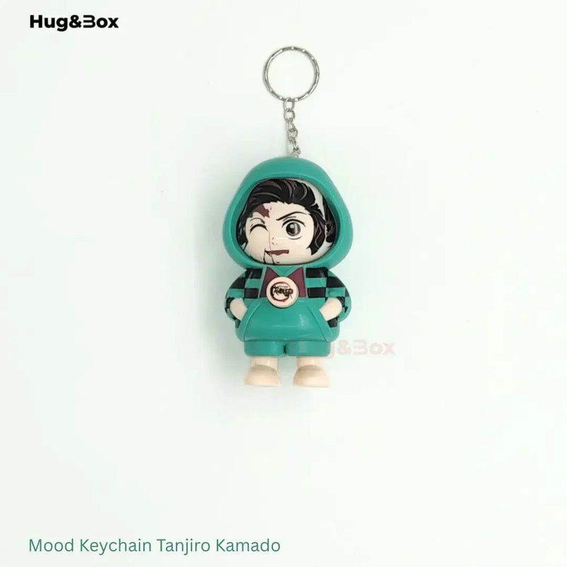 Mood Face Changing Keychain – Triple Expression - Hug&Box