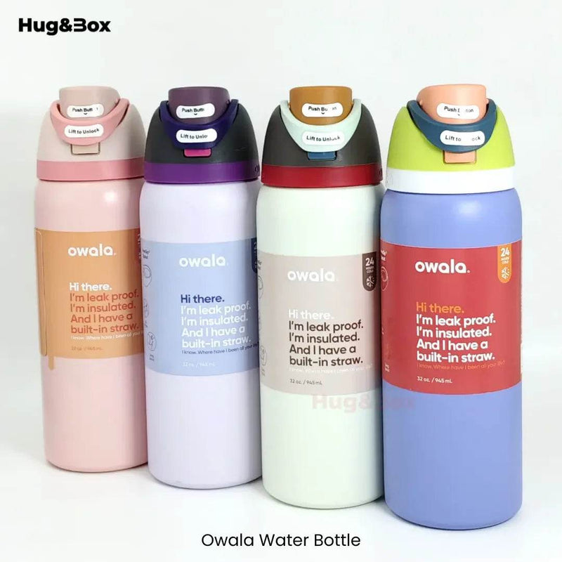 Owala FreeSip Water Bottle – Leak-Proof & Stylish Hydration - Hug&Box