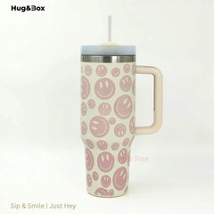 Sip & Smile | Just Hey Tumbler - Hug&Box