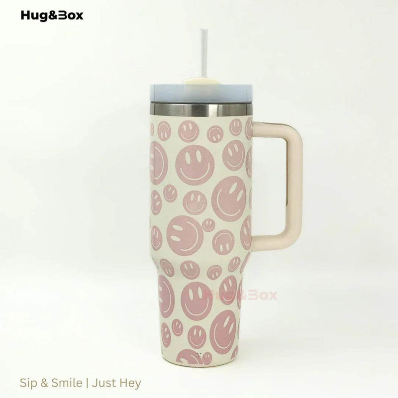 Sip & Smile | Just Hey Tumbler - Hug&Box