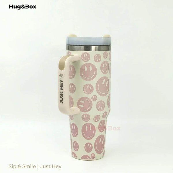 Sip & Smile | Just Hey Tumbler - Hug&Box