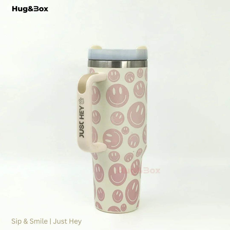 Sip & Smile | Just Hey Tumbler - Hug&Box