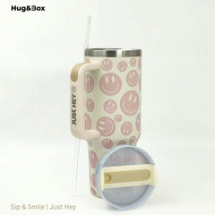 Sip & Smile | Just Hey Tumbler - Hug&Box