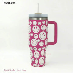 Sip & Smile | Just Hey Tumbler - Hug&Box