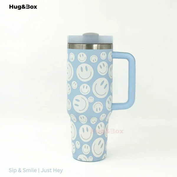 Sip & Smile | Just Hey Tumbler - Hug&Box