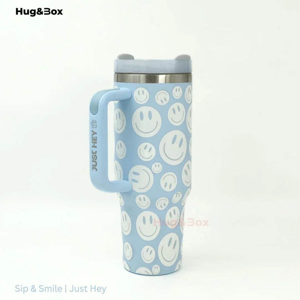 Sip & Smile | Just Hey Tumbler - Hug&Box