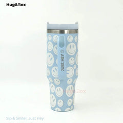 Sip & Smile | Just Hey Tumbler - Hug&Box
