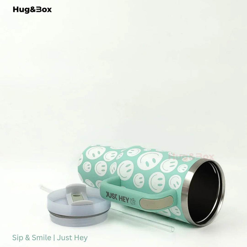 Sip & Smile | Just Hey Tumbler - Hug&Box