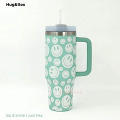 Sip & Smile | Just Hey Tumbler - Hug&Box