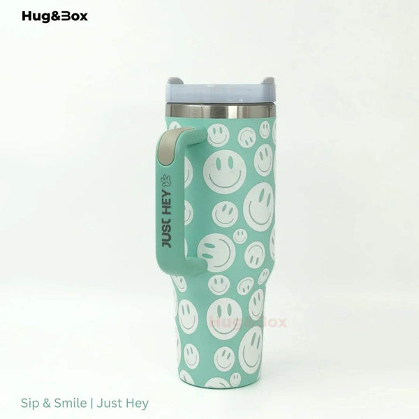 Sip & Smile | Just Hey Tumbler - Hug&Box