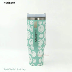 Sip & Smile | Just Hey Tumbler - Hug&Box