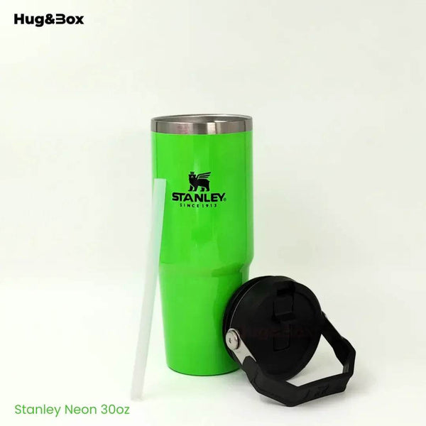 Stanley 30oz Flip Straw Tumbler – Neon Edition - Hug&Box