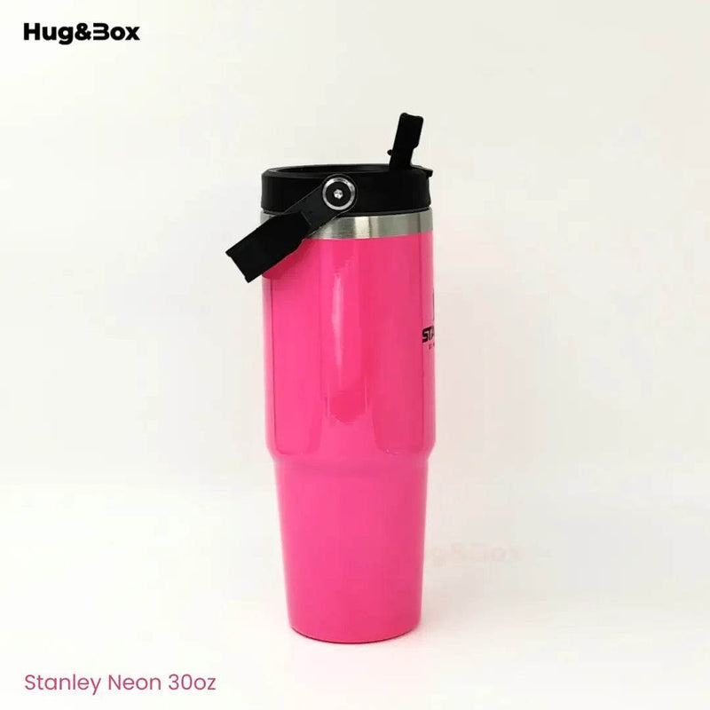Stanley 30oz Flip Straw Tumbler – Neon Edition - Hug&Box