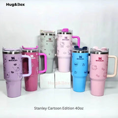 Stanley Tumblers | Cartoon Edition 40oz – Fun, Durable Stanley Bottle - Hug&Box