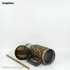 Stanley x Coach Luxury Edition Tumbler | 40oz – Elegance Meets Hydration - Hug&Box