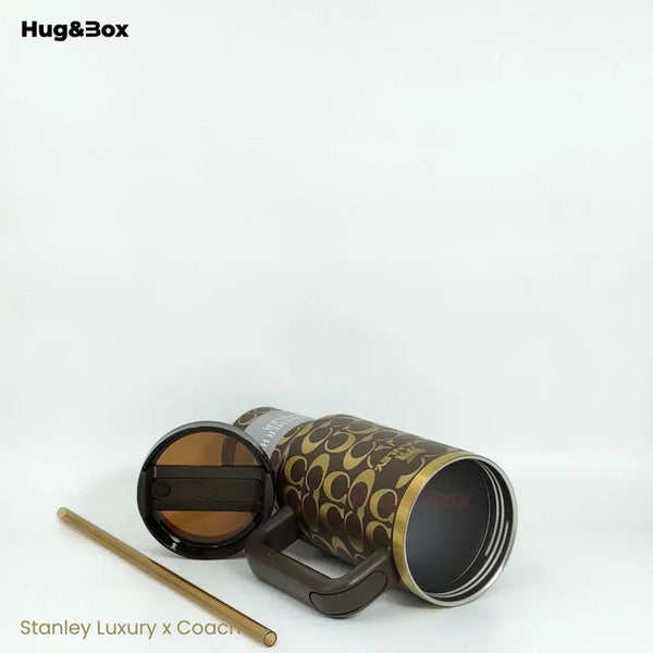 Stanley x Coach Luxury Edition Tumbler | 40oz – Elegance Meets Hydration - Hug&Box