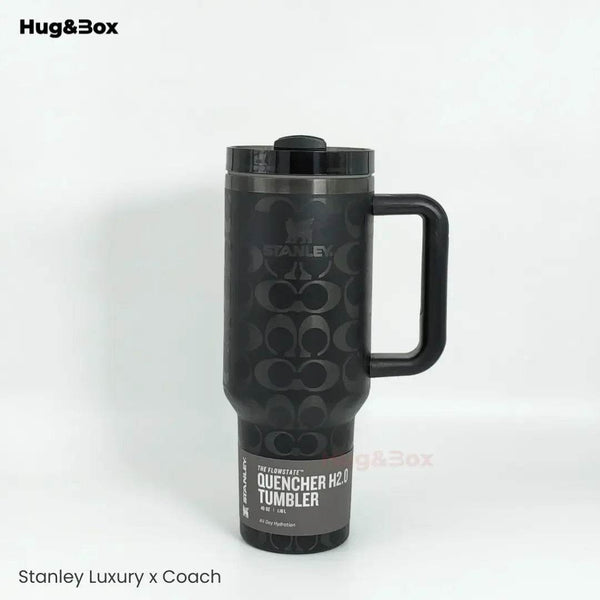 Stanley x Coach Luxury Edition Tumbler | 40oz – Elegance Meets Hydration - Hug&Box