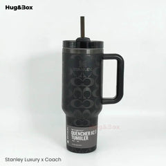 Stanley x Coach Luxury Edition Tumbler | 40oz – Elegance Meets Hydration - Hug&Box
