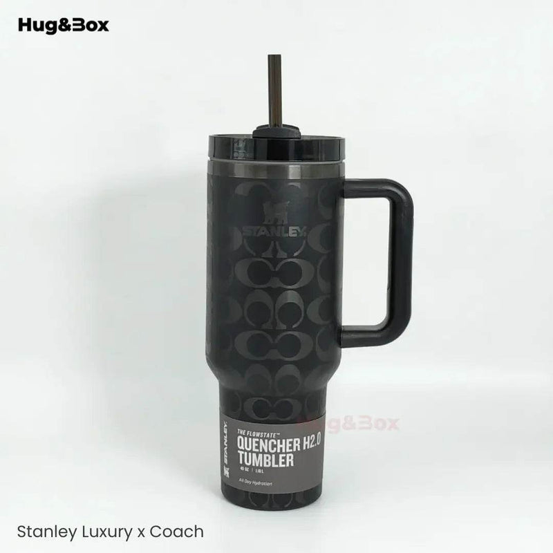 Stanley x Coach Luxury Edition Tumbler | 40oz – Elegance Meets Hydration - Hug&Box