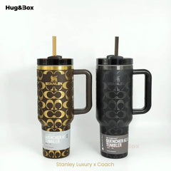 Stanley x Coach Luxury Edition Tumbler | 40oz – Elegance Meets Hydration - Hug&Box
