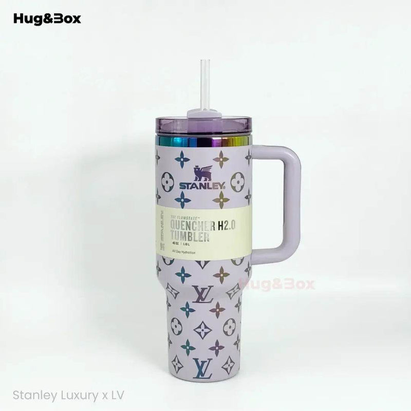 Stanley x LV Luxury Edition Tumbler | 40oz – Iconic Style Meets Everyday Function - Hug&Box