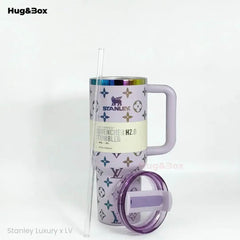 Stanley x LV Luxury Edition Tumbler | 40oz – Iconic Style Meets Everyday Function - Hug&Box